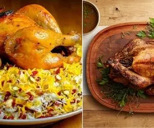 طرز تهیه مرغ شکم پر واسه وقتی که مهمونای عزیزی داری / میز شام رو لاکچری و جذاب کن