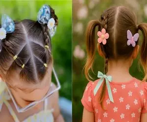 ایده های مدل مو بهاری و ترند 2025 برای بچه ها / نه تنها کلافه نمیشن بلکه عاشقش میشن