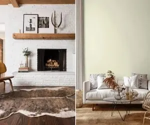 فرش گردویی رو با چه مبلی ست کنم؟ / با کرم دیگه خز شده تو دکوراسیون مدرن این رنگا مده