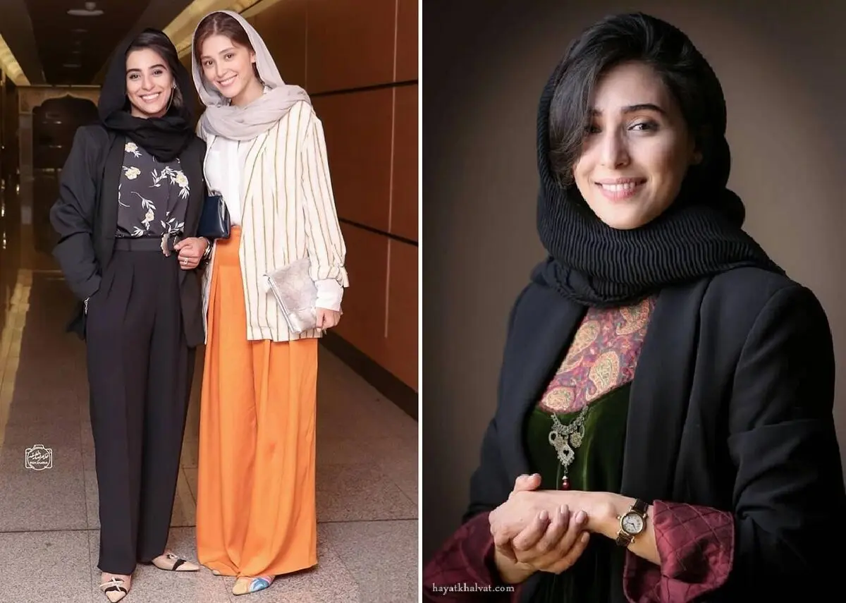 آناهیتا افشار سلطان مشکی پوشی اما موقعیتی