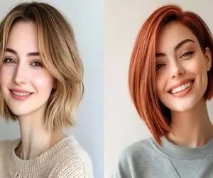 مدل موی کوتاه مناسب برای افراد با موهای کم پشت؛ تازه با این رنگا حجمم میدی به موهات