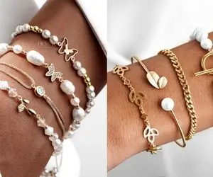 مدل دستبندهای مروارید ترکیبی با طلا؛ زیبایی و ظرافت مثال زدنی مد 2025