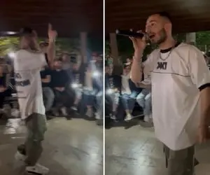 آواز بهشتی؛ پسره تو قیطریه یهو میکروفن گرفت و من باهات قهرم رو خوند همه دورش جمع شدن