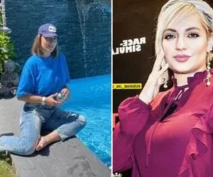 لباس و فیگور هول هولکی "مهناز افشار" تو ویلا؛ اعتماد به نفسش زیادی شده!