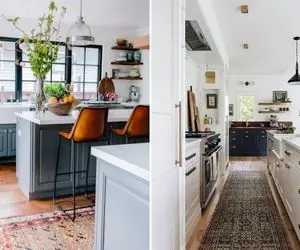 ست کردن فرش آشپزخونه با کابینت / ایده های جذاب برا دکوراسیون قلب خونتو یاد بگیر بانو