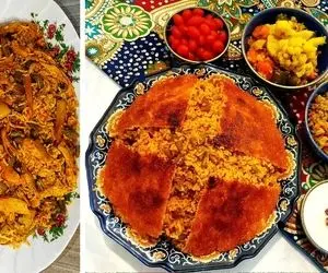 طرز تهیه لوبیا پلو با مرغ ساده و لذیذ / به روش رستورانی با عطر و طعم عالی