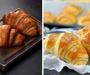 بهترین دستور برای تهیه کروسان ساده خونگی / خیلی ساده کروسان ترد و خوشمزه بپزید