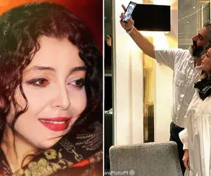 خلوت دو نفره "ساره بیات" با شوهرش تو یه جای با کلاس؛ چه بغل تو بغلی شده!