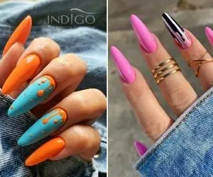 لاک ناخن سنگی / داغ ترین مدل مد شده تو تیک تاک که خیلی دستارو خوشگل میکنه