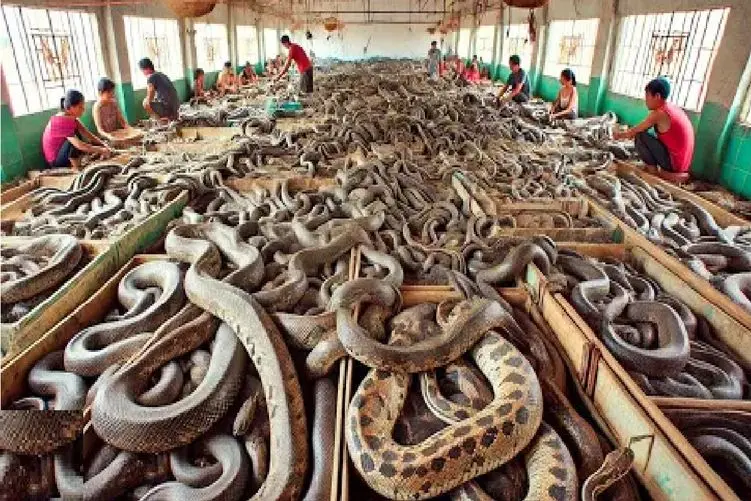 فرآوری مار؛ تخم مار تبدیل میکنن به طلای ناب غذا و دارو