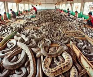 فرآوری مار؛ تخم مار تبدیل میکنن به طلای ناب غذا و دارو