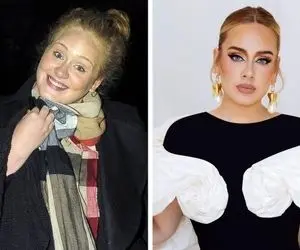 راز کم کردن وزن سلبریتی های خارجی / ادل فقط قند نخورد صد کیلو کم کرد جلل الخالق