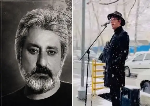 آواز خیابانی؛ اجرای کنار خیابان مرد جوان از اون درخت سربلند پر غرور ابراهیم حامدی