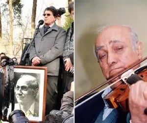 آواز ماندگار؛ استاد شجریان بزرگ با بغض خوندنش سرمزار همایون خرم همه رو به گریه انداخت