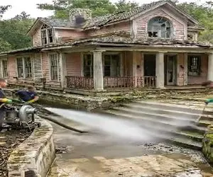 معماری خلاقانه؛ خونه خرابه رو 10روز و 10شب شستن و بازسازی کردن شد جنتی که وعده دادن