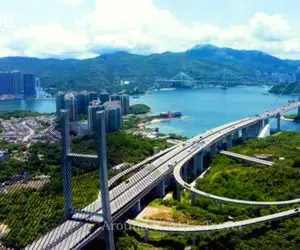 معماری خلاقانه؛ از دل یه پل طویل روی دریا یه پل دیگه زدن شکل حرف D