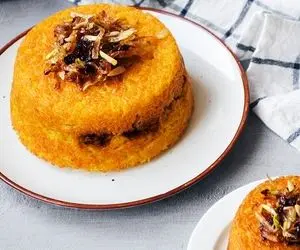 آشپزی حرفه ای؛ ته چین مرغ رو اینجوری درست کن وا نمیره خمیر نمیشه بو تخم مرغ هم نمیگره