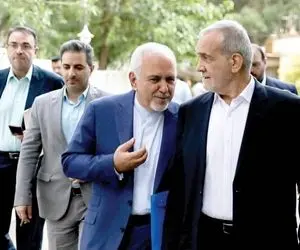 تصاویر معنادار از محمدجواد ظریف در نهاد ریاست جمهوری