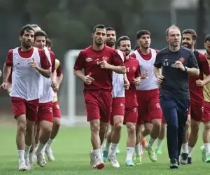 تمرین تاکتیکی پرسپولیسی‌ها برای تقابل با مس