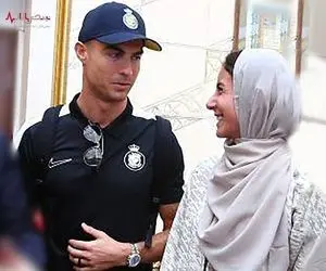 خانم ایرانی که با رونالدو عکس گرفت و خندید کیست؟ دختر درویش یا مترجم؟