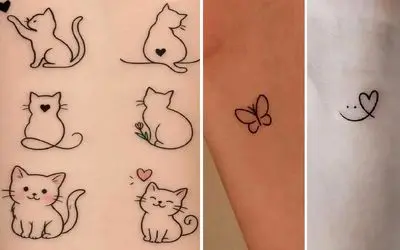 طرح های تتوی مینیمال روی دست؛ اینا ریزه و کیوت هستن مادر پدرا باهاشون مخالفت نمیکنن