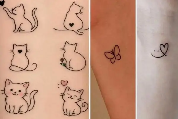 طرح های تتوی مینیمال روی دست؛ اینا ریزه و کیوت هستن مادر پدرا باهاشون مخالفت نمیکنن