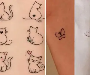 طرح های تتوی مینیمال روی دست؛ اینا ریزه و کیوت هستن مادر پدرا باهاشون مخالفت نمیکنن