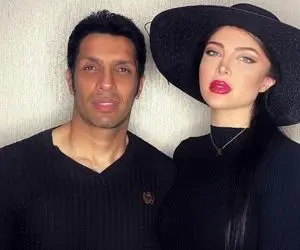 عکس های جنجالی همسر فوتبالیست معروف با آرایشی خاص