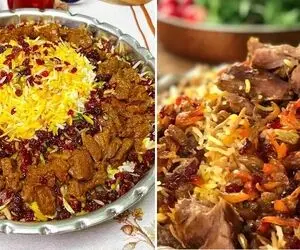 طرز تهیه مانی پلو دامغان / یه پلو مخلوط سنتی با طعم و مزه فوق العاده
