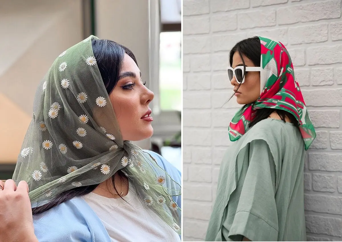 مینی اسکارف و دستکش