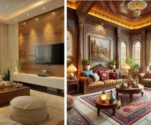 چیدمان پذیرایی به سبک شیک و مدرن / نکاتی که یه دکوراسیون بی نقص و آس تحویل میدن