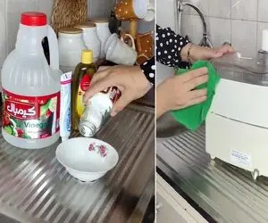 از بین بردن زردی وسایل برقی سفید / اینجوری بهترین نتیجه عایدت میشه بدون آسیب دیدنشون