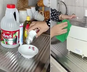 از بین بردن زردی وسایل برقی سفید / اینجوری بهترین نتیجه عایدت میشه بدون آسیب دیدنشون