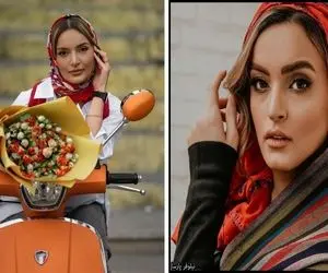 "نیلوفر پارسا" تا وقتی همسر عکاس داره غم نداره؛ خانوم حتی با پتو هم مدلینگ میکنه فضایی