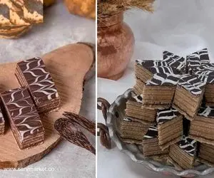 طرز تهیه شیرینی میکادو مجلسی / بهترین دستور برای تهیه یه میکادوی خوشمزه