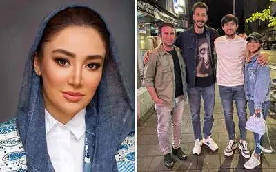 سفر در زمان 14 سال پیش؛ بهاره افشاری، سردار آزمون و دوستانش در پاریس قبل ازدواج