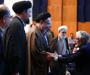 بیانیه دفتر حدادعادل درمورد عکس او با خاتمی