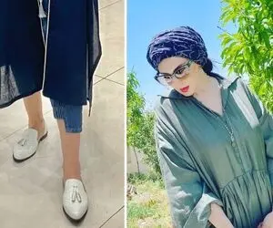 لیلا بلوکات در دورهمی لاکچری با لباس کوتاه!