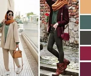 رنگ های ترند 1403 برای استایل پاییزی / خاص ترین رنگ ها برای تیپ پاییزی امسالت