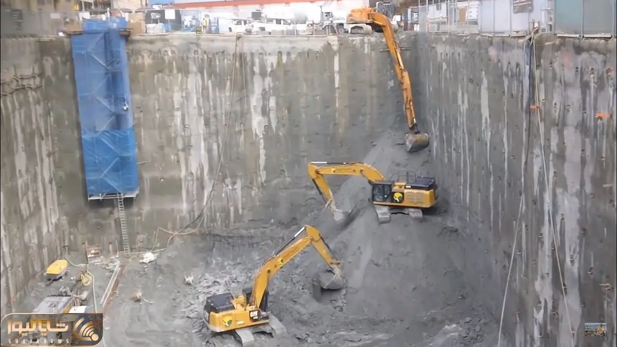 آسمان خراش دیلاق؛ فونداسیون این برج به قدری ژرف و گود هست که ببینی کله ات گیج میره