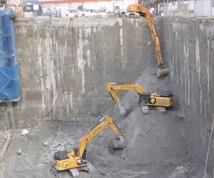 آسمان خراش دیلاق؛ فونداسیون این برج به قدری ژرف و گود هست که ببینی کله ات گیج میره