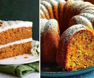 طرز تهیه کیک هویج و دارچین / یه کیک خونگی عالی با پف زیاد و عطر و طعم بهشتی