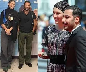 استایل ضایعی که نوید محمدزاده واسه فرشته خرید فَک چَسبون؛ جلل الخالق سایه چشمو!