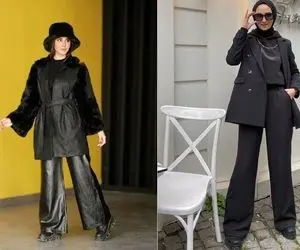 مانتو مشکی شیک / خوش سلیقگی و جذابیت رو با استایل مشکی بچش اینا همه فن حریفن