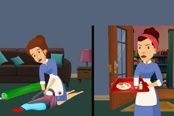 بازی فکری؛ اگه هوشت فول پلاسHD بگو کدوم از خدمتکارها قاتل