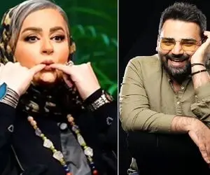 کل کل احسان علیخانی با نعیمه نظام دوست توی جوکر صد هیچ ترکیبش با نرگس محمدی رو میزنه!