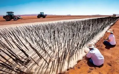 مستند کشاورزی؛ کوددهی بیابان با 100ها هزار تن پشم گوسفند برای سبز شدن