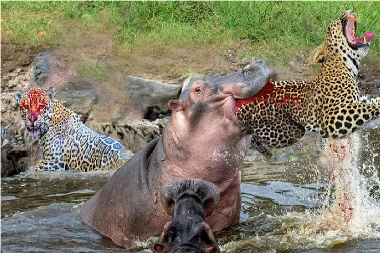 مستند حیات وحش؛ اسب آبی خودشو سپر بلای ایمپالا میکنه