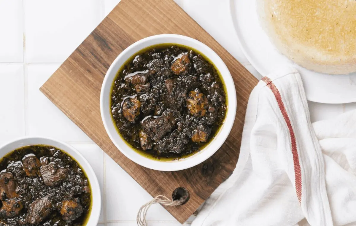 خورشت آلو اسفناج