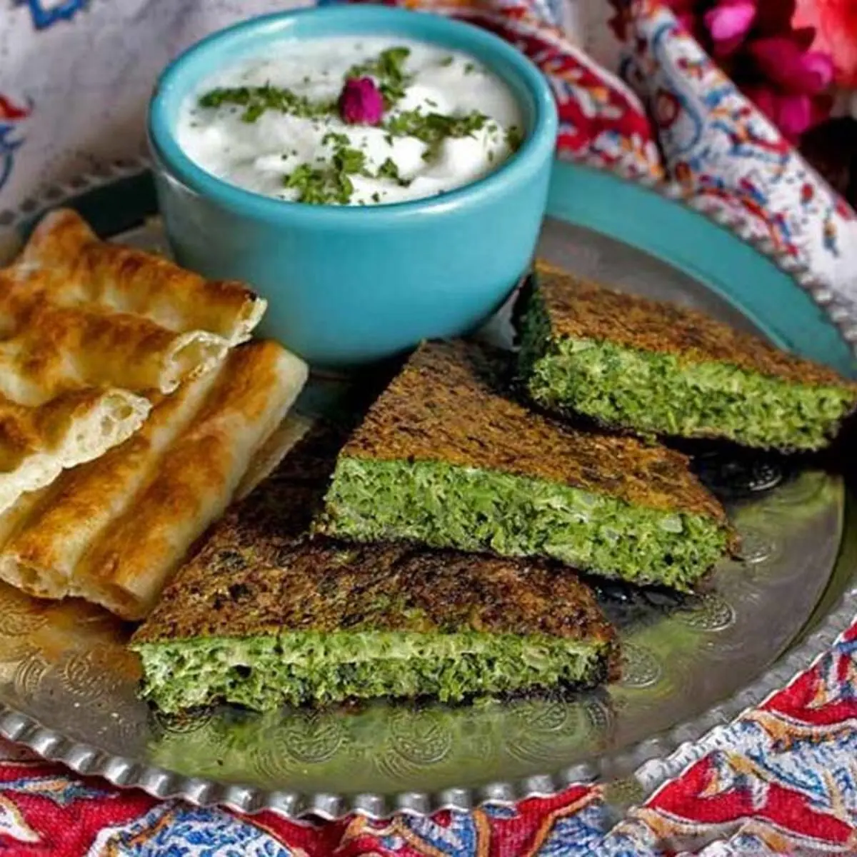 طرز-تهیه-کوکو-سبزی